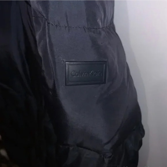 Calvin Klein Quilted Down Jacket Coat Large* - Picture 2 of 7